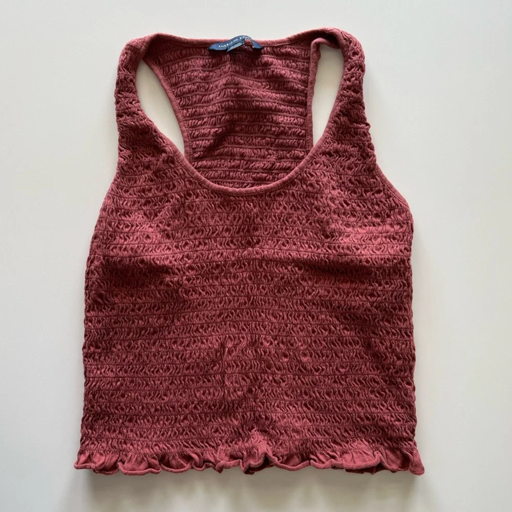 AE Ruffle/Scrunch Tank - Picture 1 of 4